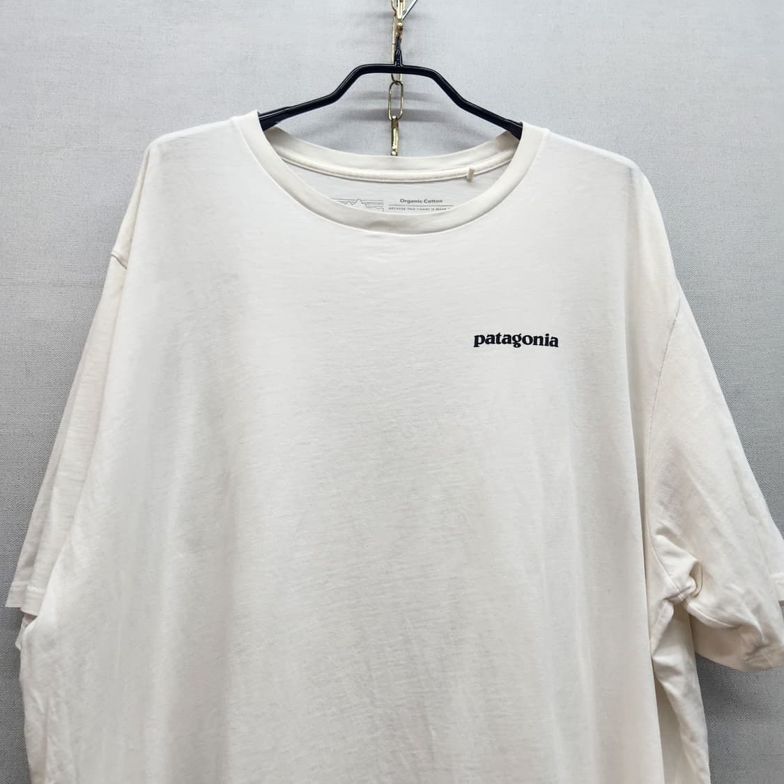 파타고니아 백 빅로고 오가닉코튼 반팔 L(XL) 상품이미지3