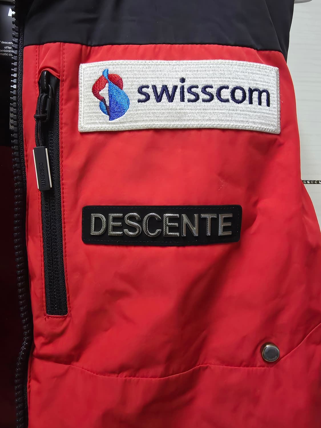 데상트패딩조끼 S 상품이미지2