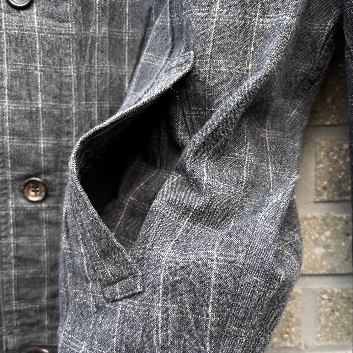 80's 꼼데가르송 옴므 해링턴 자켓 상품이미지5