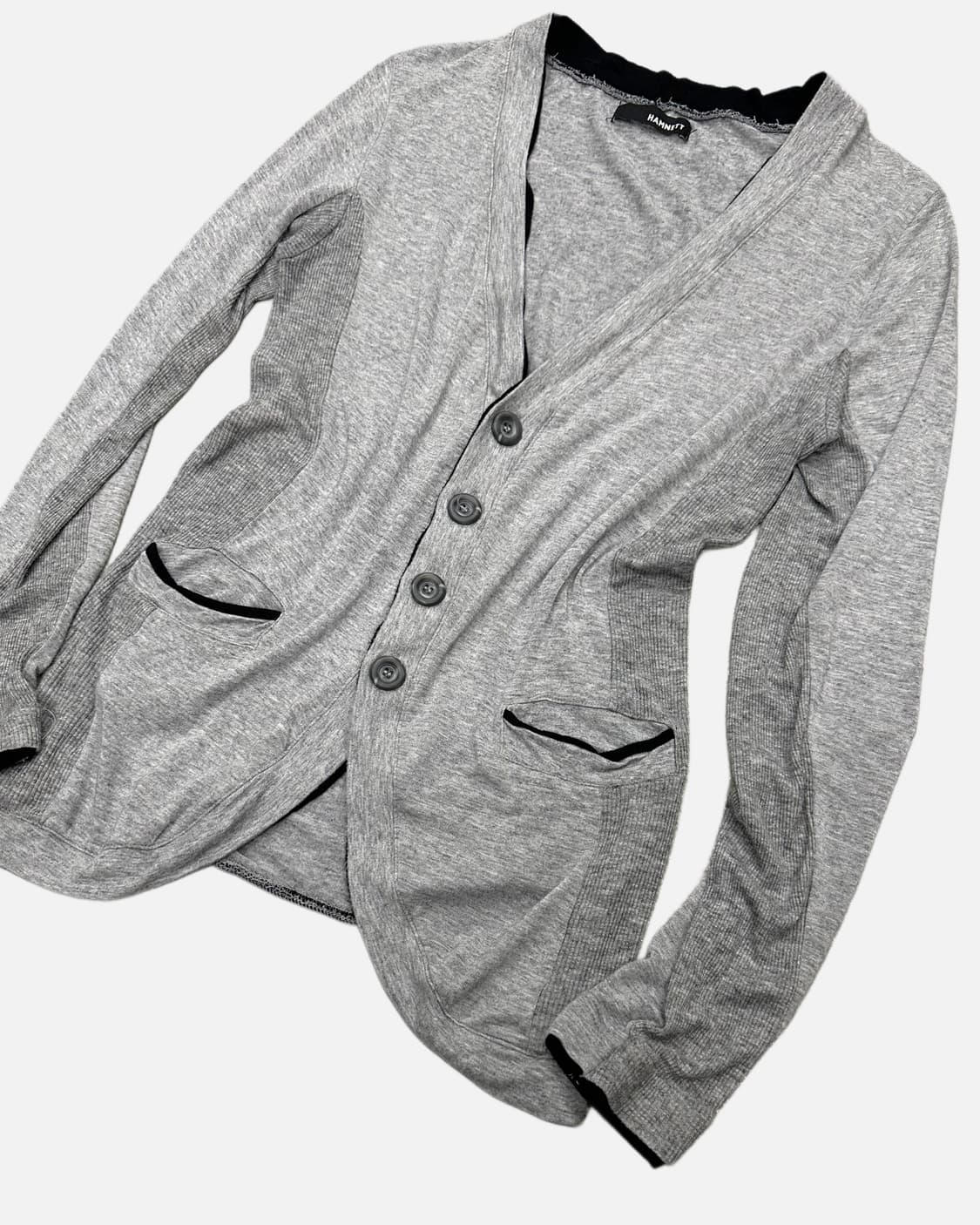 KATHARINE HAMNETT grey pocket cardigan 상품이미지2