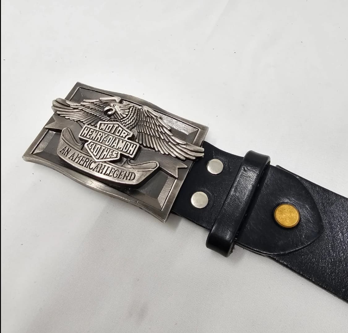 헨리 다이아몬드 할리데이비슨 스타일 벨트 상품이미지3