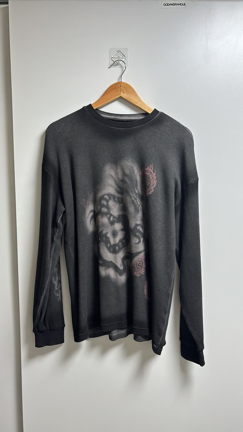 트래비스스캇 내한 MD 와플롱슬리브 s사이즈 상품이미지1