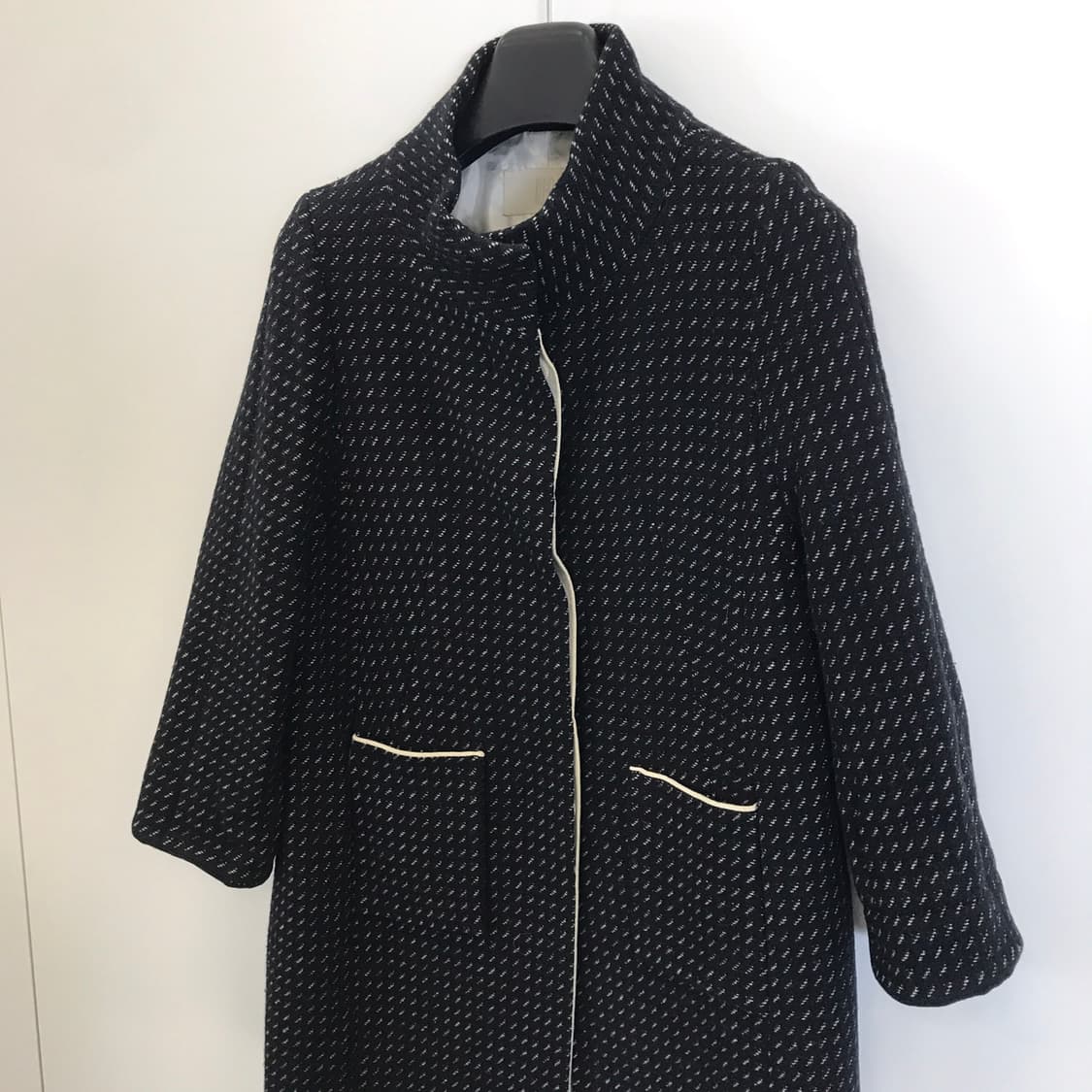 KUHO 구호 체크패턴 모직코트 [여성55] 상품이미지2