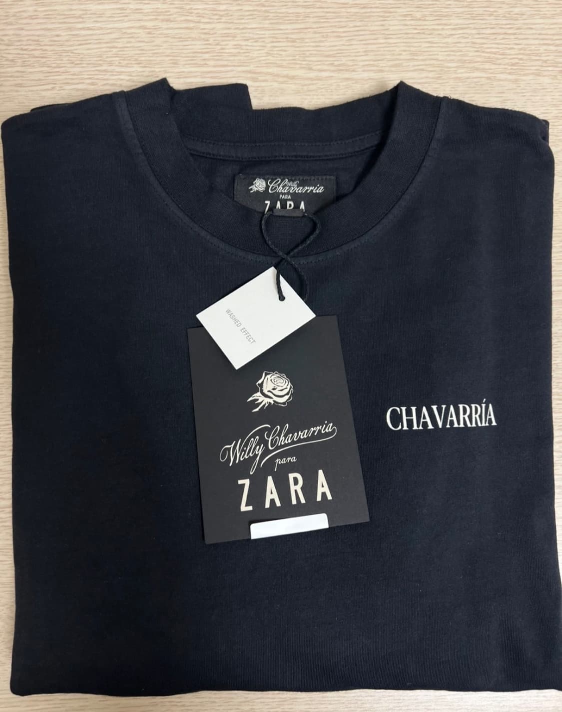 Willy Chavarria for ZARA 윌리차바리아 자라 블랙 반팔 상품이미지1