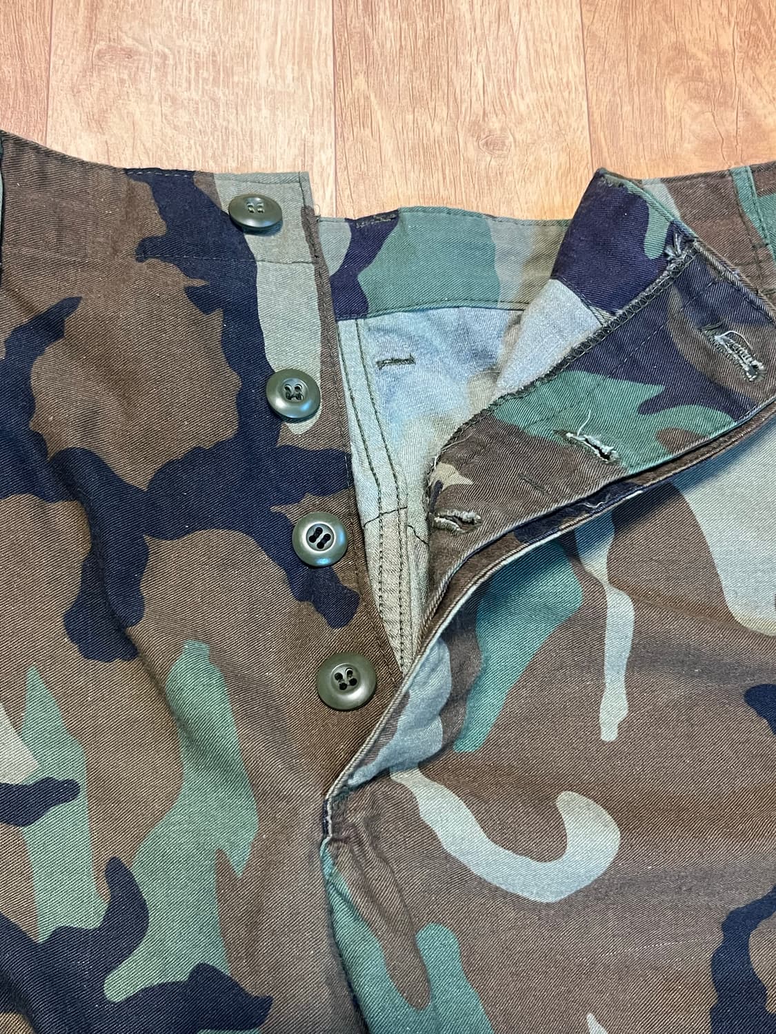 30-34 1980s US ARMY 우드랜드 컴뱃 카모 밀리터리 카고팬츠 상품이미지5