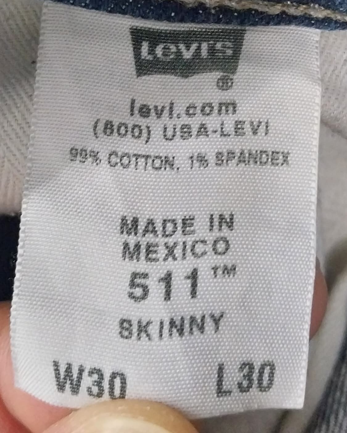 리바이스 511  데님팬츠 30/30 상품이미지7