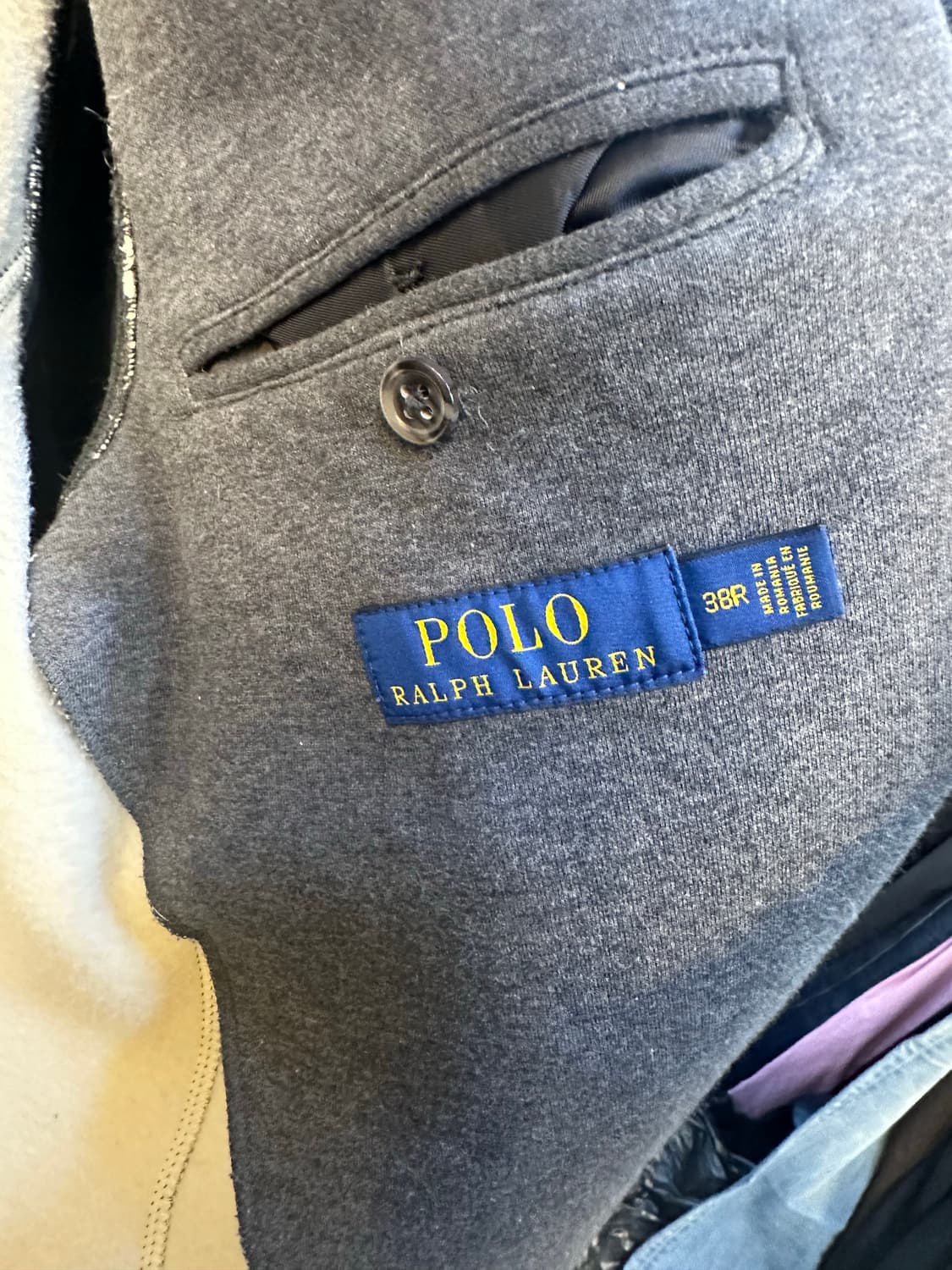 폴로 회색 남성 블레이저 자켓 상품이미지3