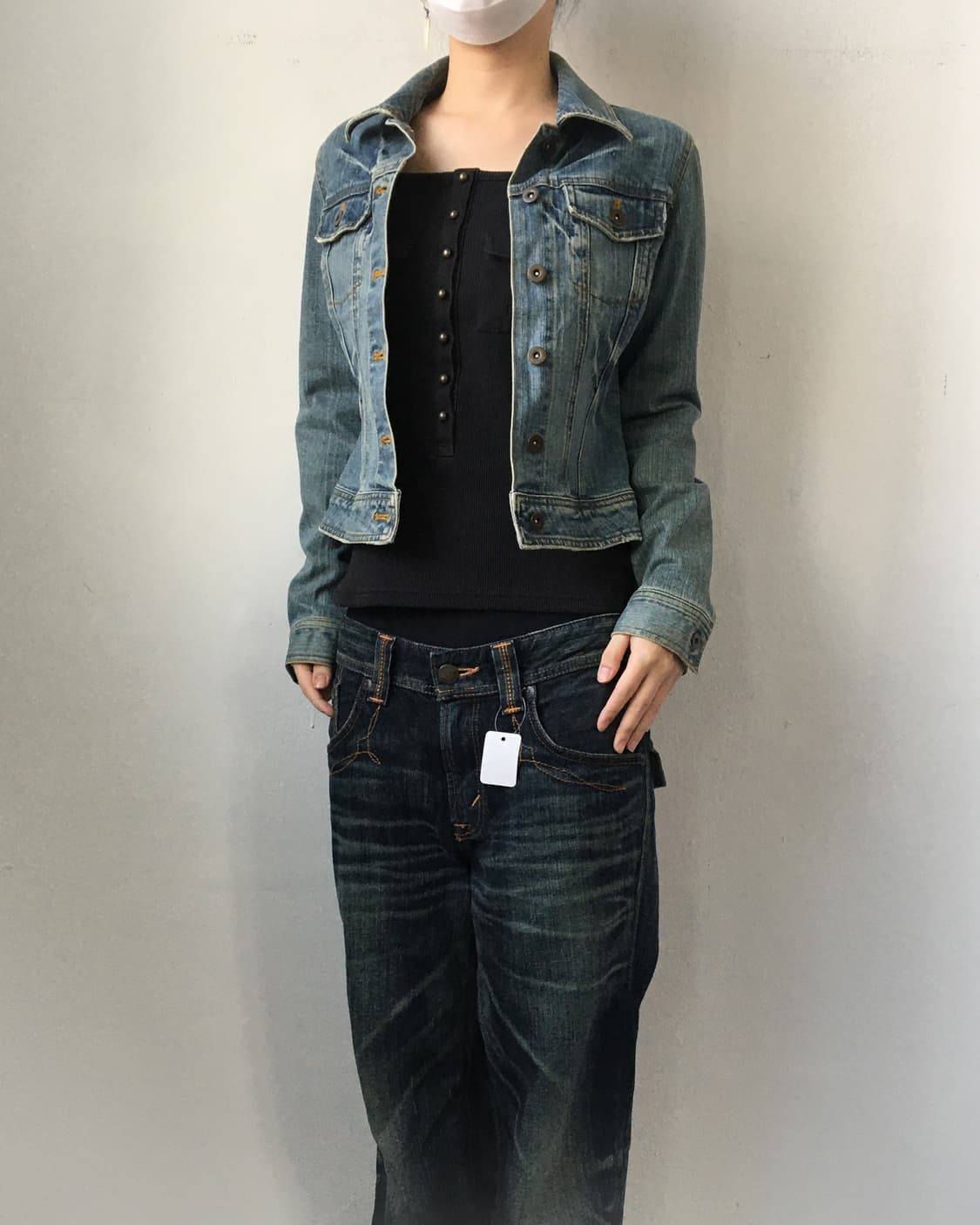 Denim washing jacket 상품이미지4