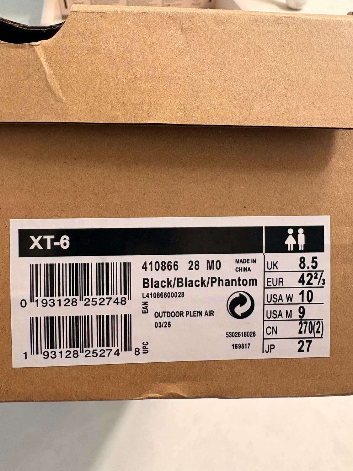 살로몬 xt-6 블랙 adv 상품이미지6