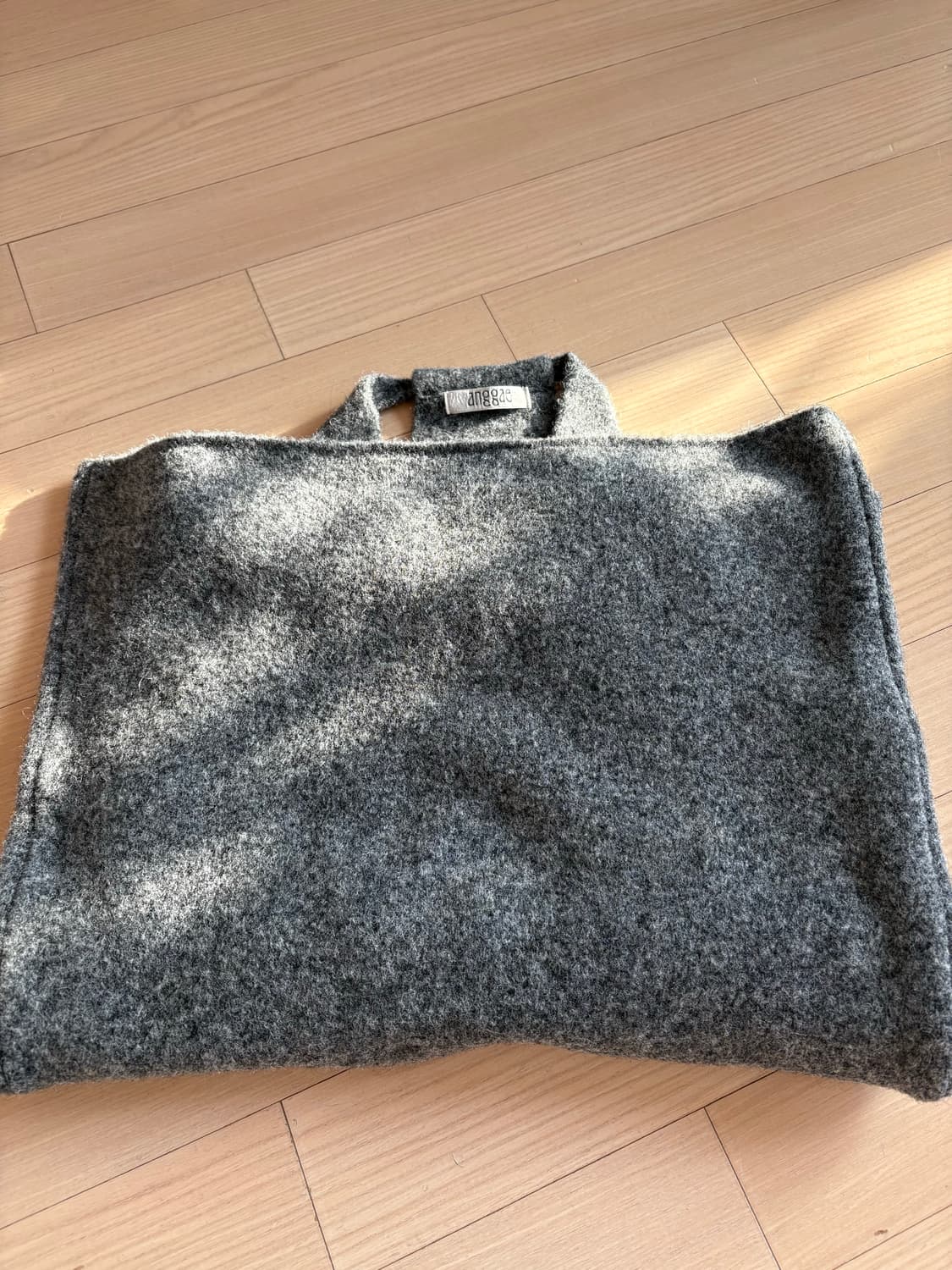 앙개 llama blend long dress 그레이 상품이미지6