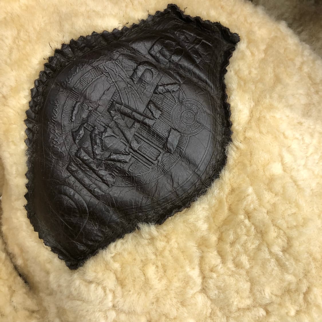 빈티지 B-3 양가죽 양털 시어링 레더 가죽 무스탕 자켓 상품이미지6