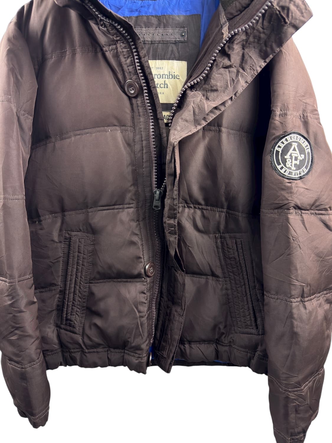 아베크롬비 캠쉘 브라운 패딩1261 상품이미지4