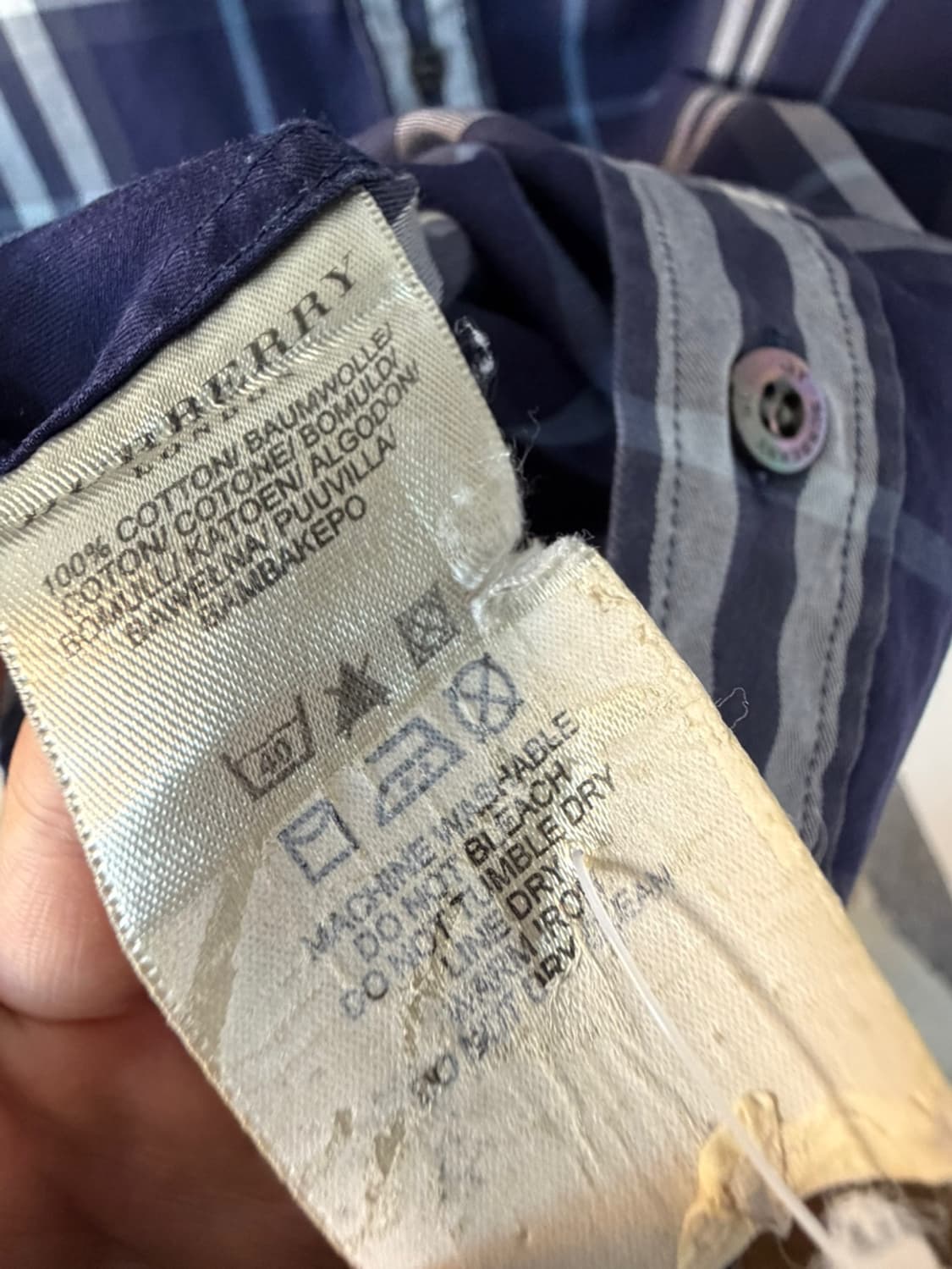 버버리 런던 노바 체크 반팔 셔츠 상품이미지7