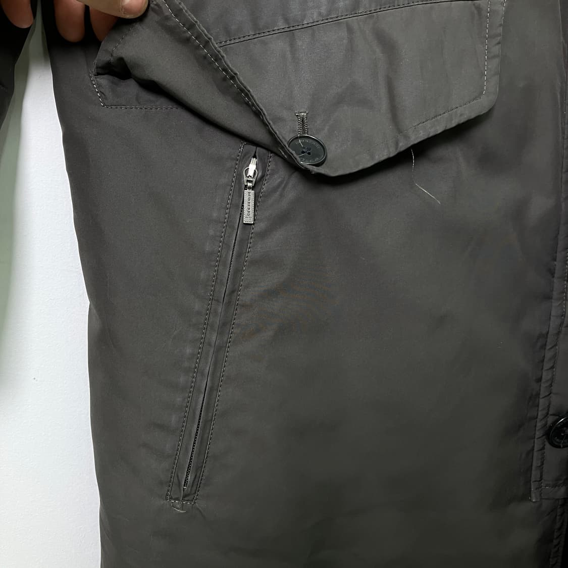 버버리 카키 나일론 라이너 자켓 S 상품이미지6