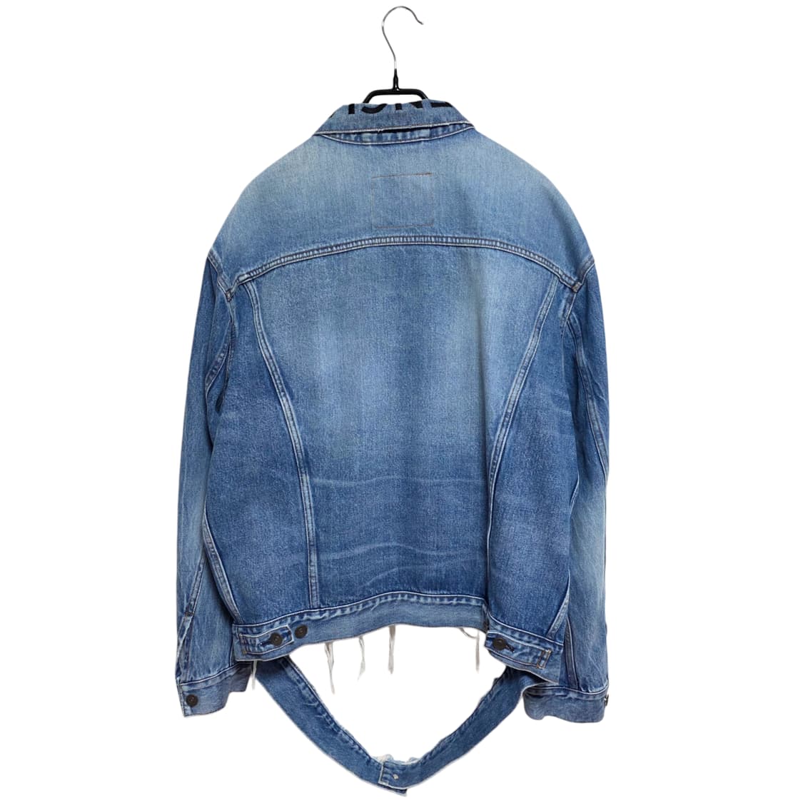 발렌시아가 넥로고 데님 자켓 상품이미지2