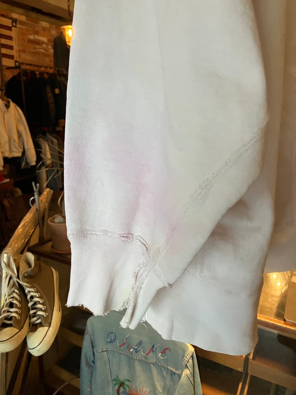 80s USA 빈티지 챔피온 리버스위브 스웻 셔츠 맨투맨 상품이미지5