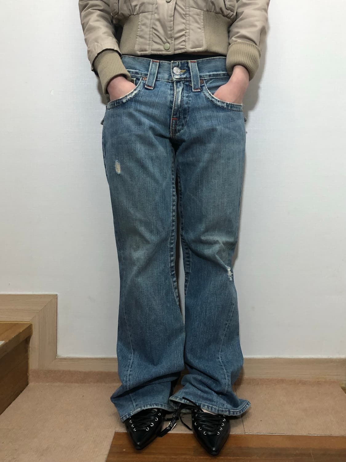 빈티지 트루릴리젼 데님 팬츠 상품이미지2