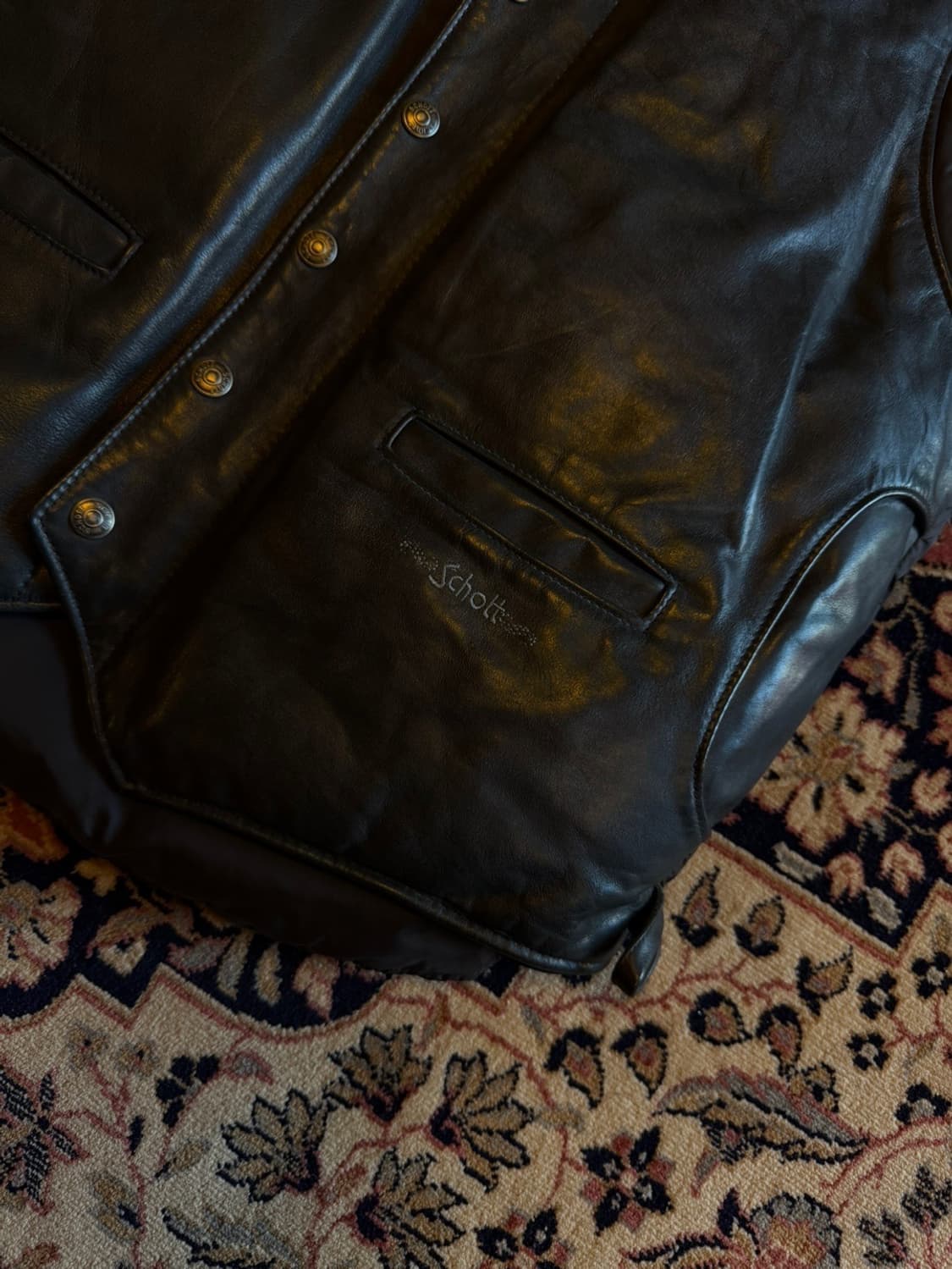 Down by SCHOTT 구스다운 카우하이드 베스트 100 상품이미지8