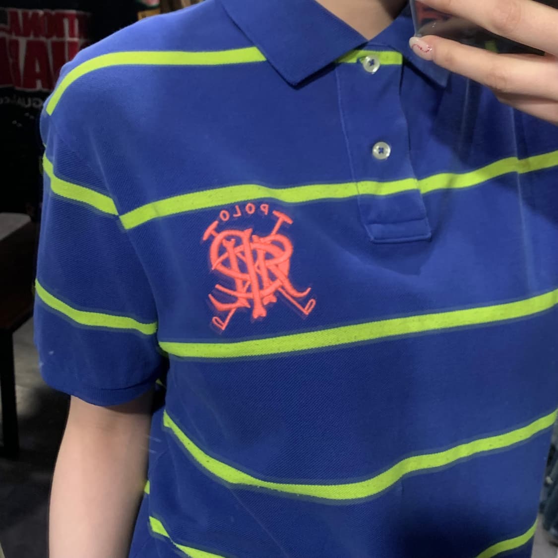 [IM] 폴로 랄프로렌 반팔 피케 셔츠 블루 상품이미지6