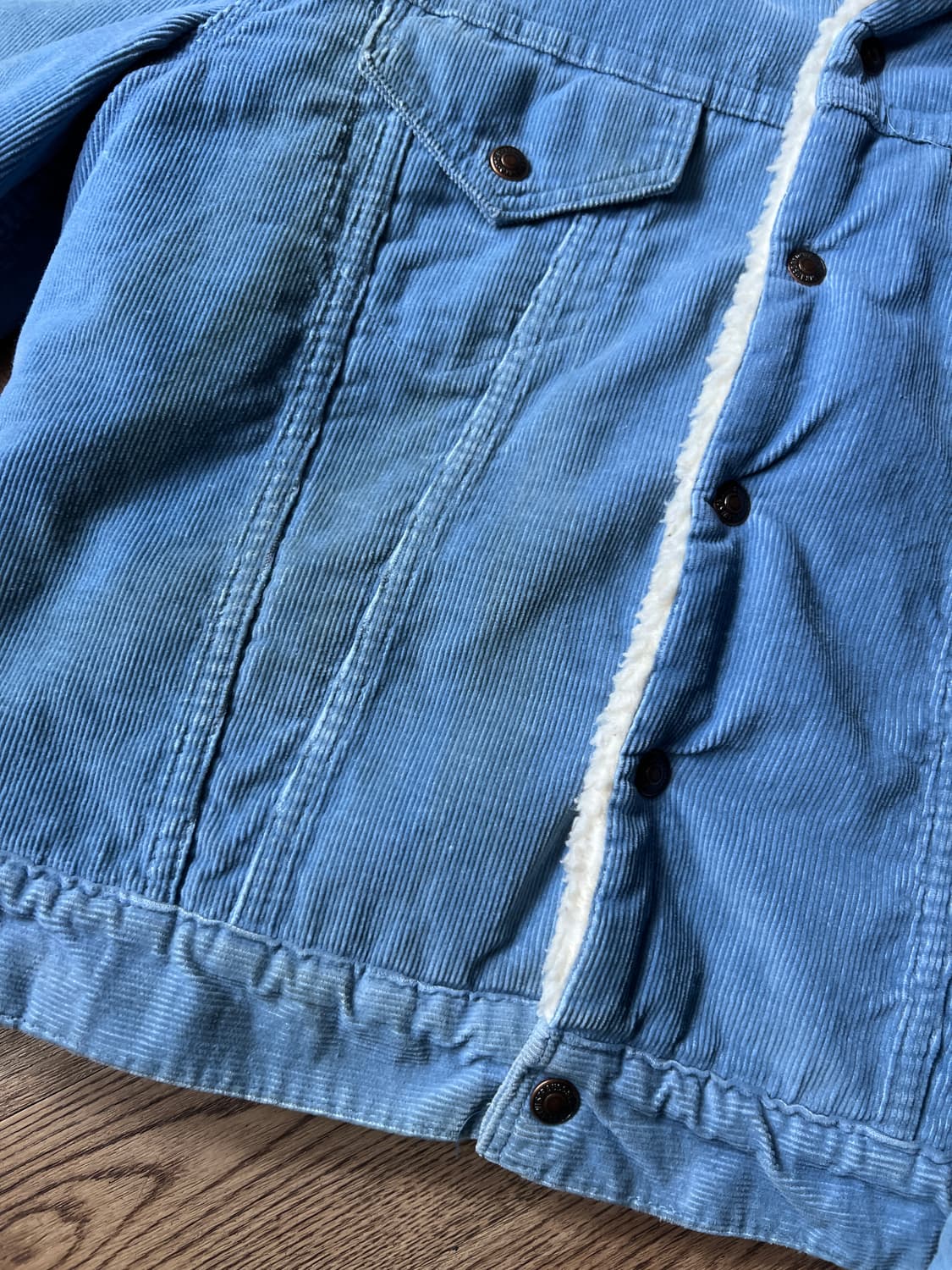 [M]70's 리바이스 USA  코듀로이 쉐르파 트러커 자켓 상품이미지5