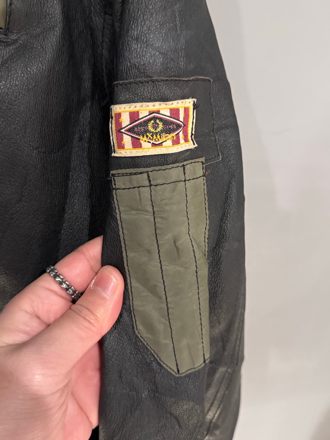 90s MxMilan 스튜디오 레더 가죽자켓 상품이미지6