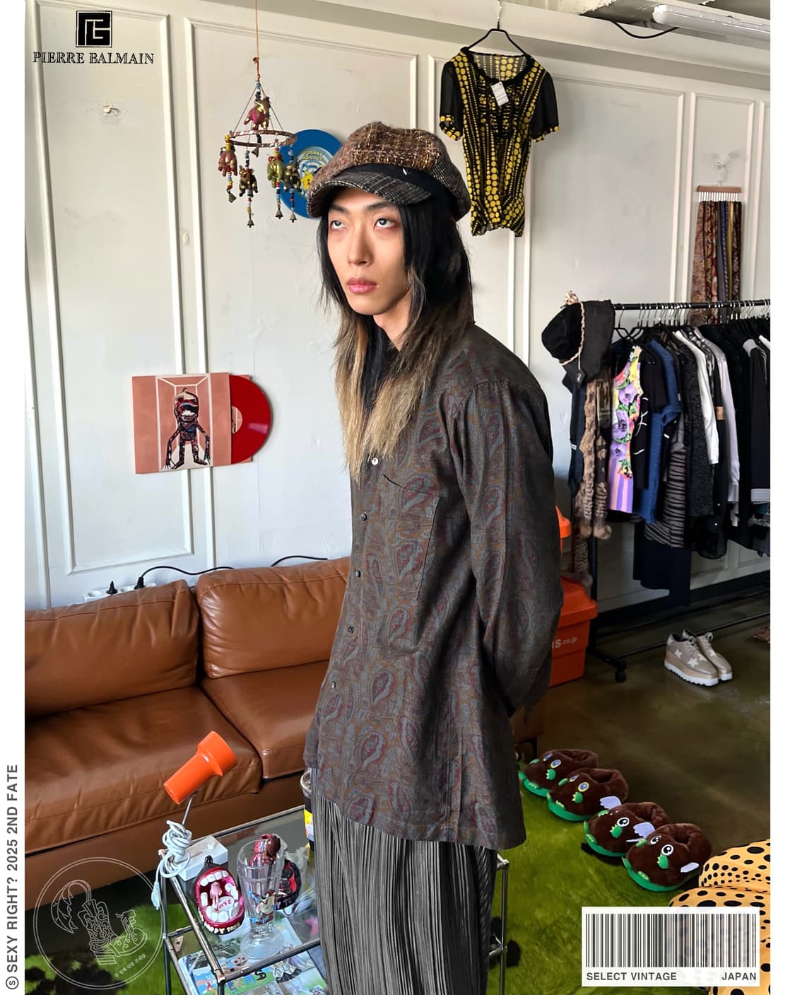 90-00s Pierre Balmain Old Paisley Shirt 상품이미지1