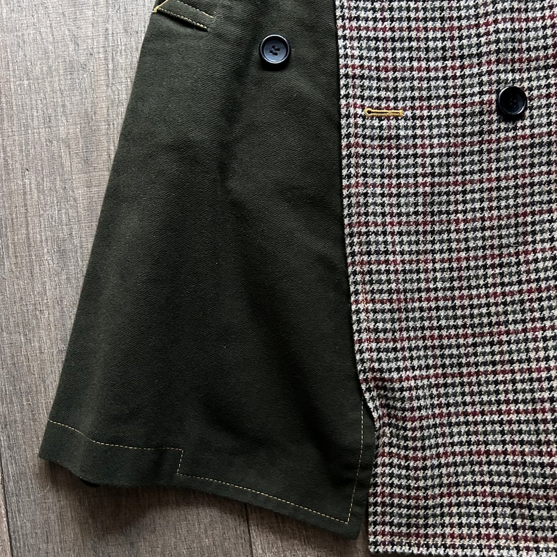 Hound Tooth Check Docking Skirt 상품이미지6