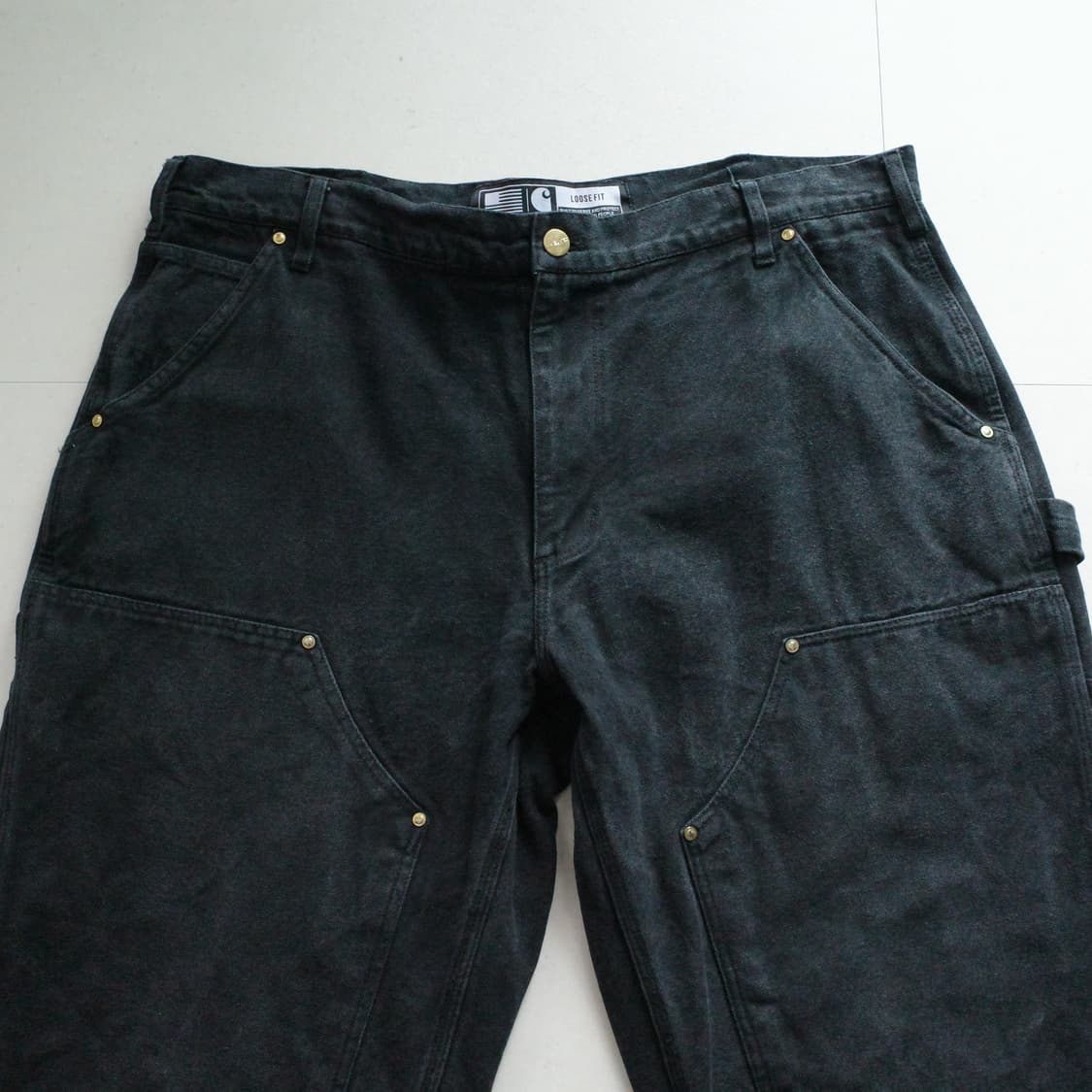 칼하트 B01 블랙 워크 팬츠 36x30 MADE IN USA 상품이미지2