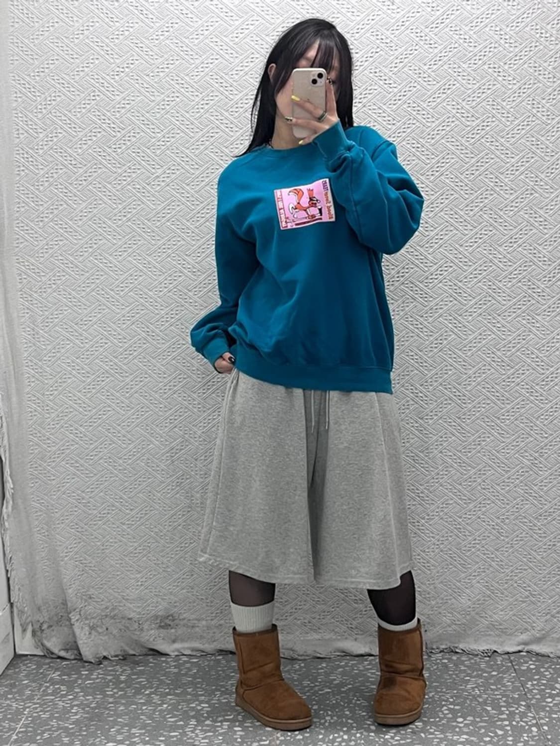 디스이즈네버댓 키치 카툰프린팅 약기모 맨투맨 M C07485 상품이미지2