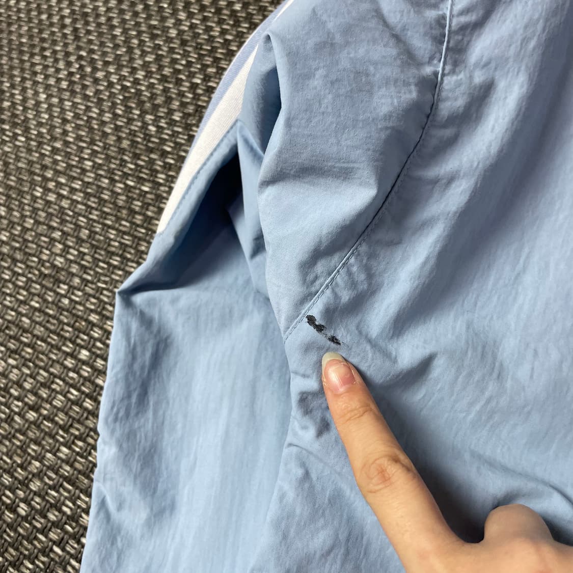 아디다스 스카이블루 솜사탕 트랙탑 바람막이 자켓 XS 상품이미지9