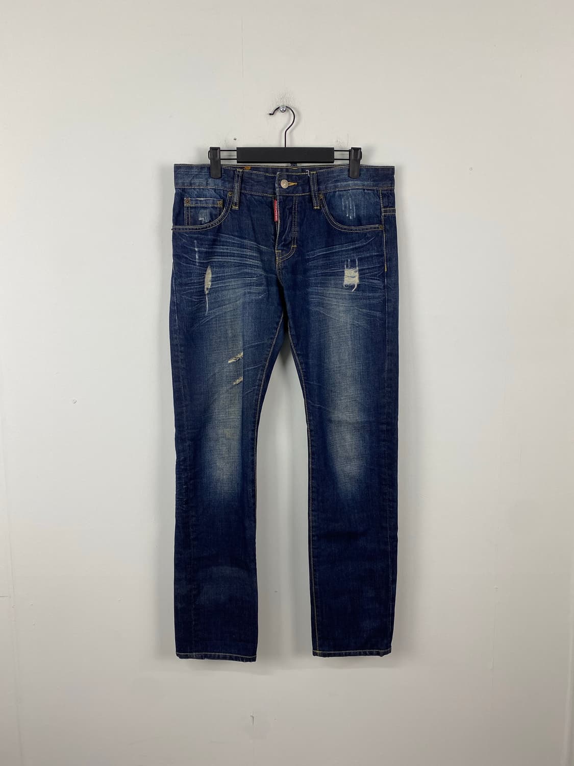 디스퀘어드2 워싱 데님팬츠 청바지 46 <638>  size 허리(단면) 상품이미지1