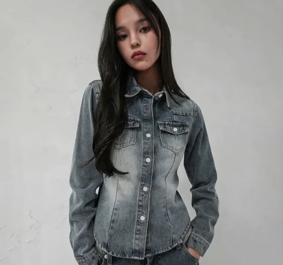 어반드레스 데님셔츠 상품이미지2