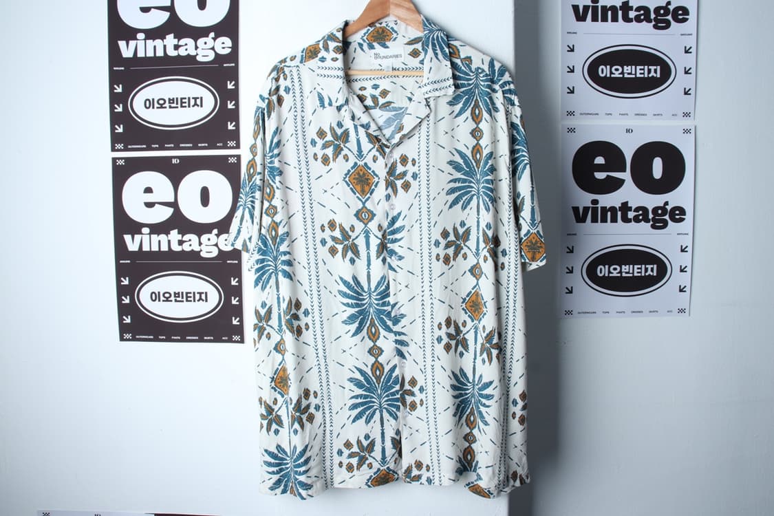 (2XL-3XL) 노바운더리스 반팔셔츠 남방 USA 빅사이즈-H33350 상품이미지2