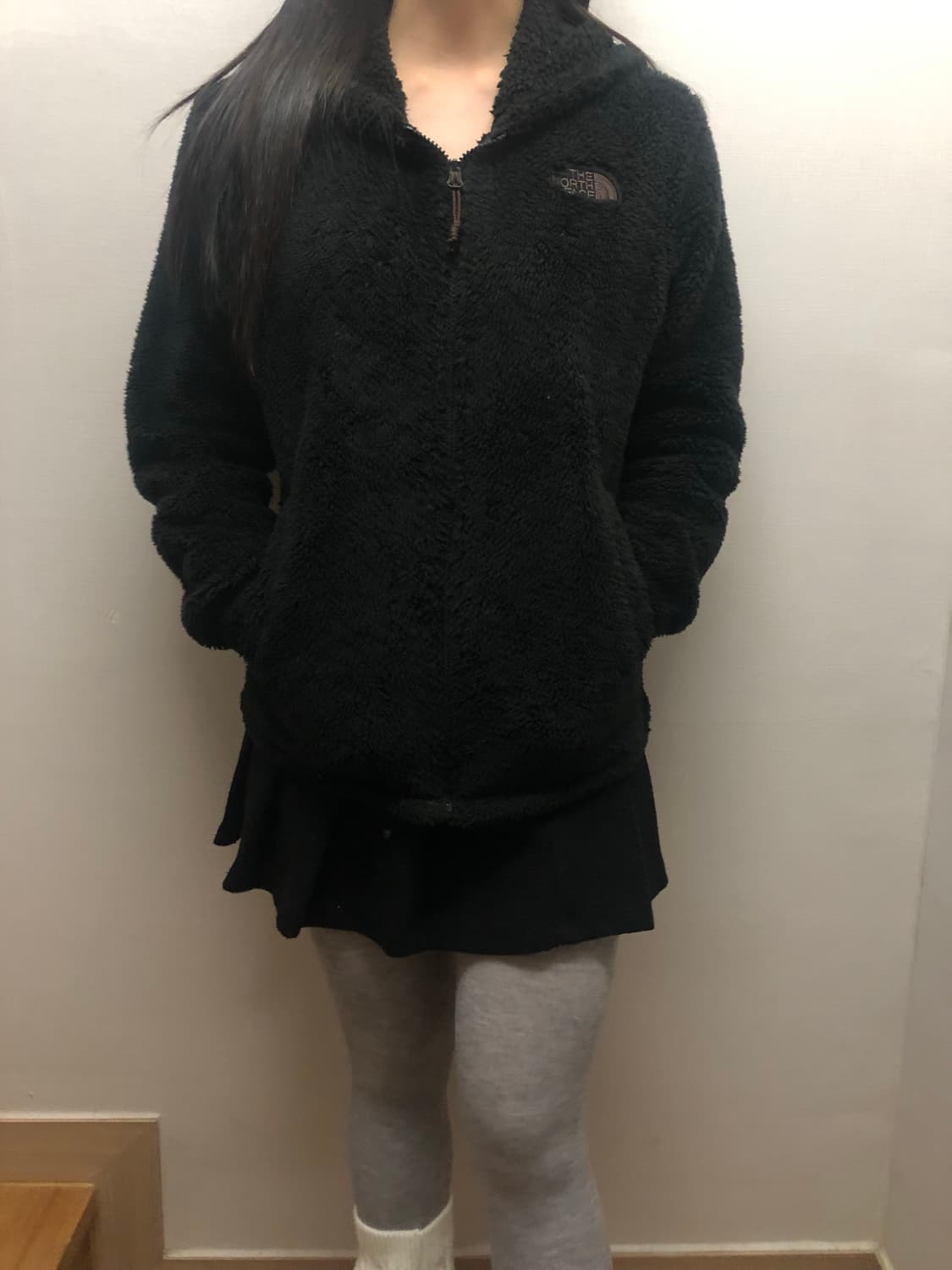 빈티지 노스페이스 블랙 플리스 상품이미지2