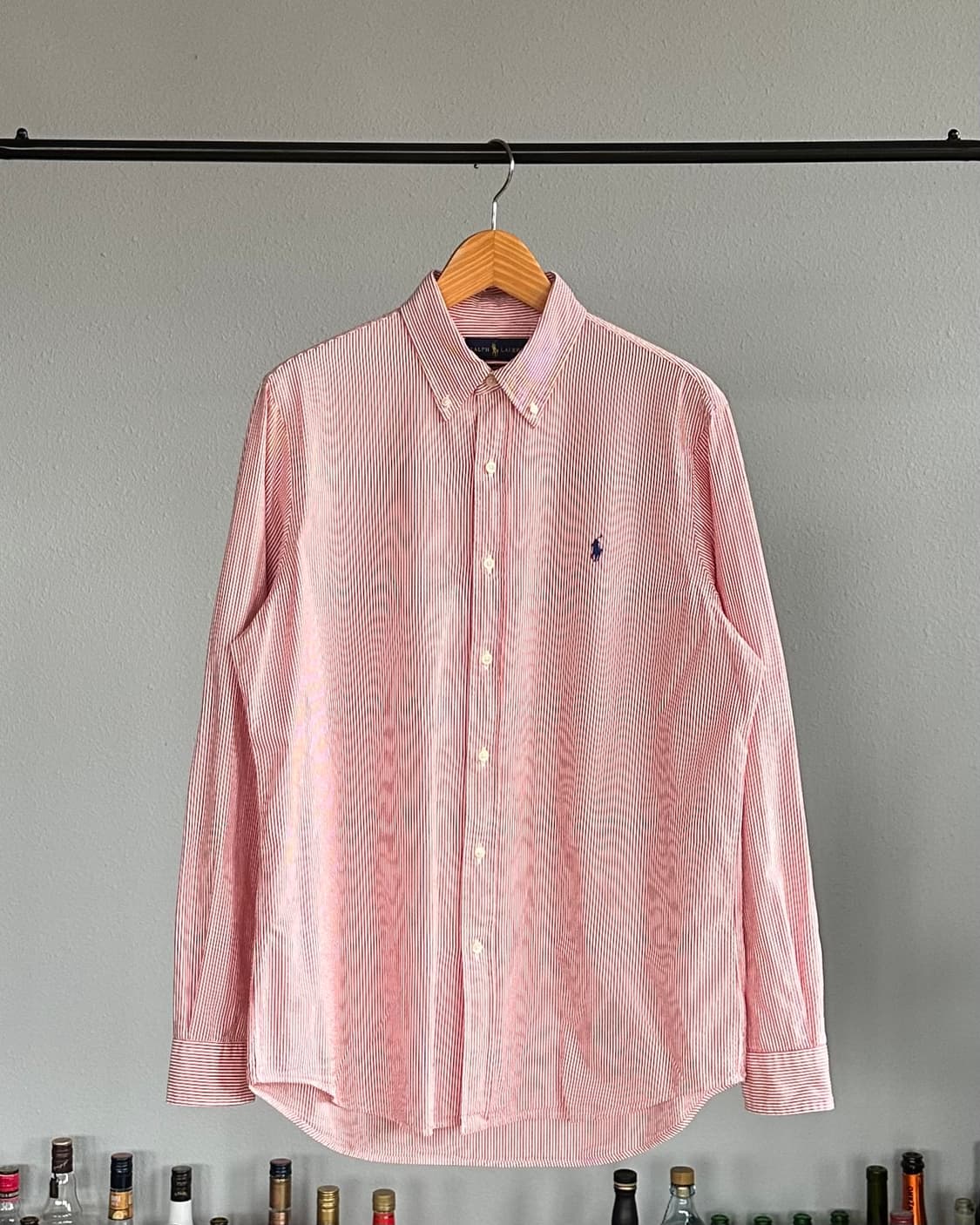 [L]폴로 랄프로렌 클래식핏 스트라이프 시어서커 셔츠 상품이미지1