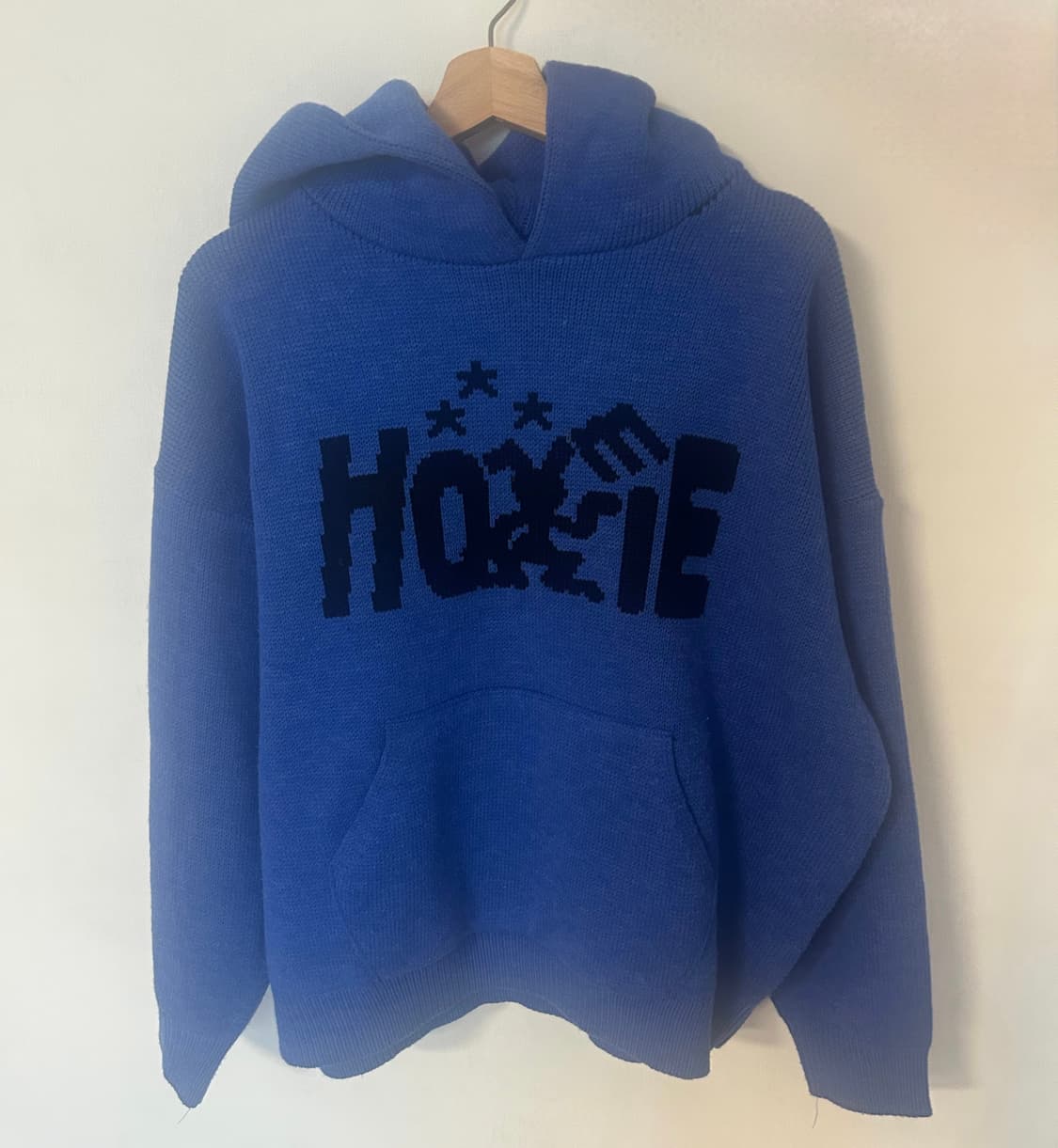 이스트쿤스트 homie hood knit blue 상품이미지1