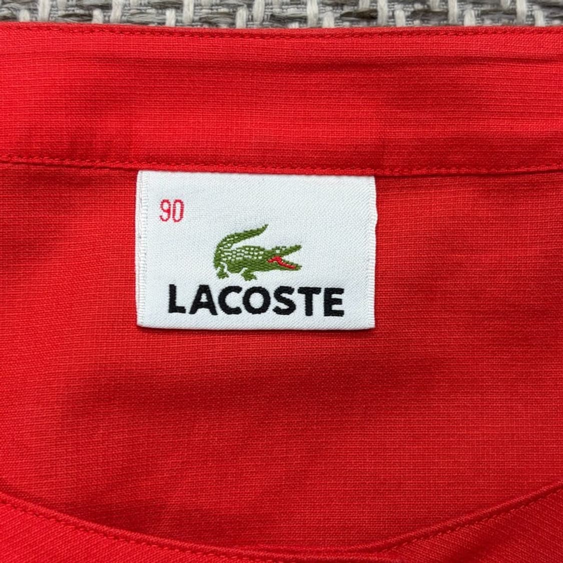 라코스테 로고 하프 블라우스 v2967 상품이미지8