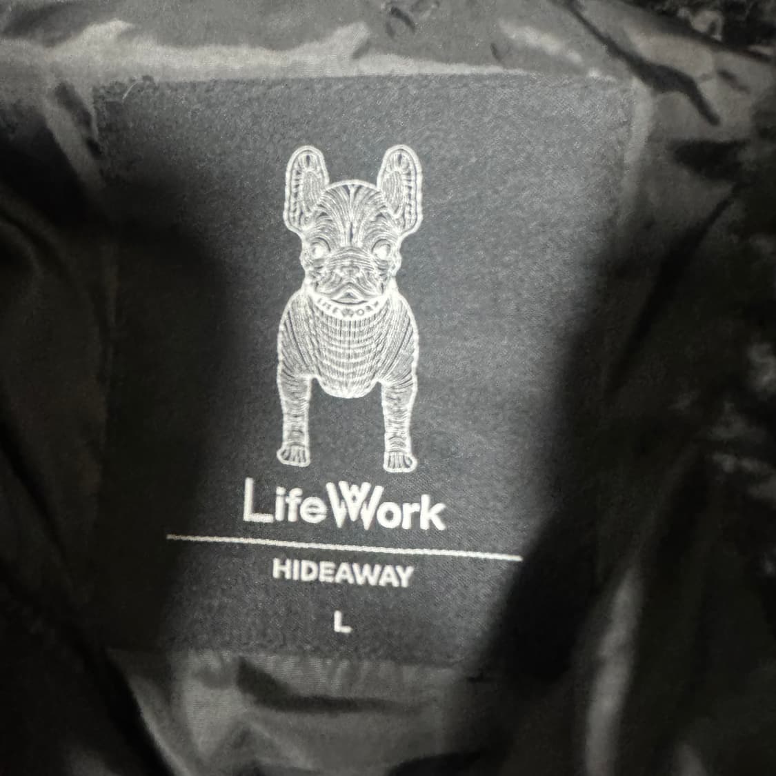 ✨ (바배) 라이프워크 뽀글이 플리스 블랙 후드 집업 상품이미지3