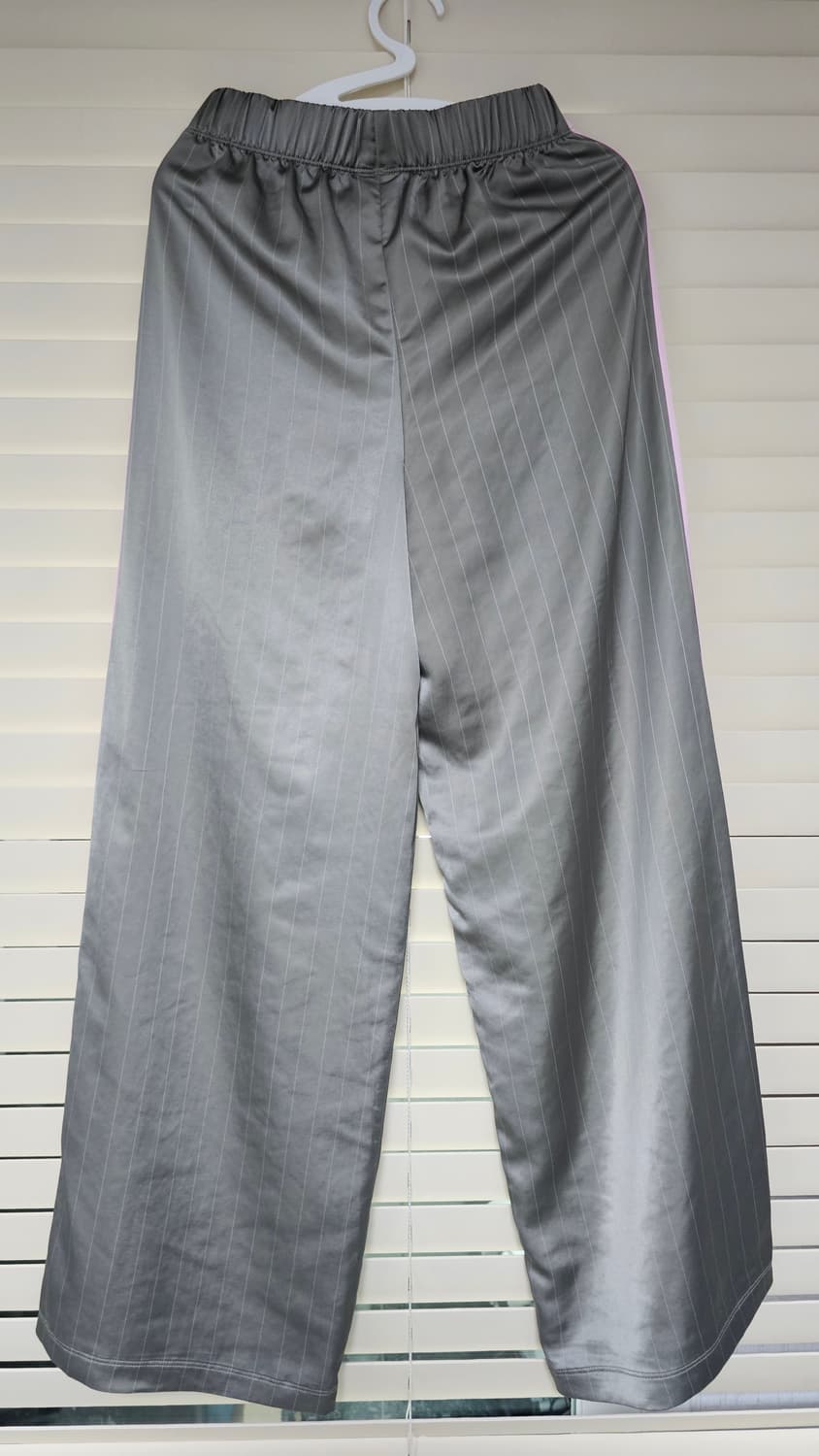 아디다스 W 새틴 와이드 레그 팬츠 S 상품이미지6