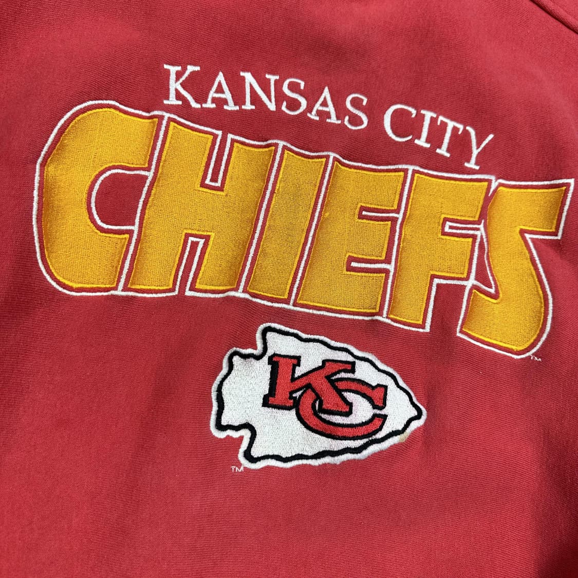 VTG 빈티지 NFL 캔자스시티 치프스 올드스쿨 맨투맨 실측XL 상품이미지3