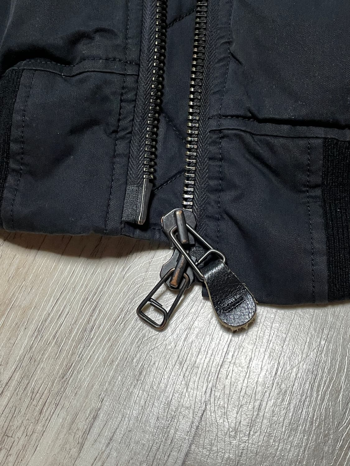 이얼즈어고 yrs 울파일 ma-1 블랙 1사이즈 상품이미지3