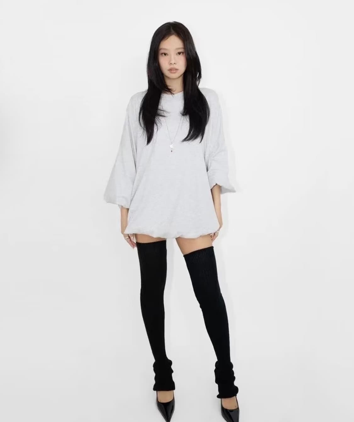 [XS,S]아크네스튜디오 26ss 볼륨 티셔츠/블랙 상품이미지1