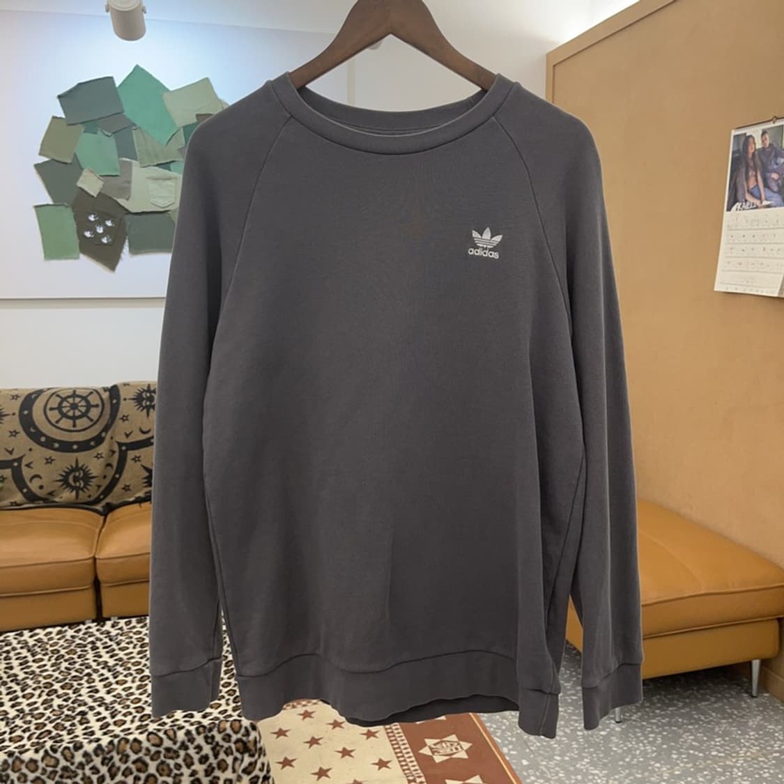 아디다스 빈티지 모던캐주얼 베이직 맨투맨 XL C09339 상품이미지3