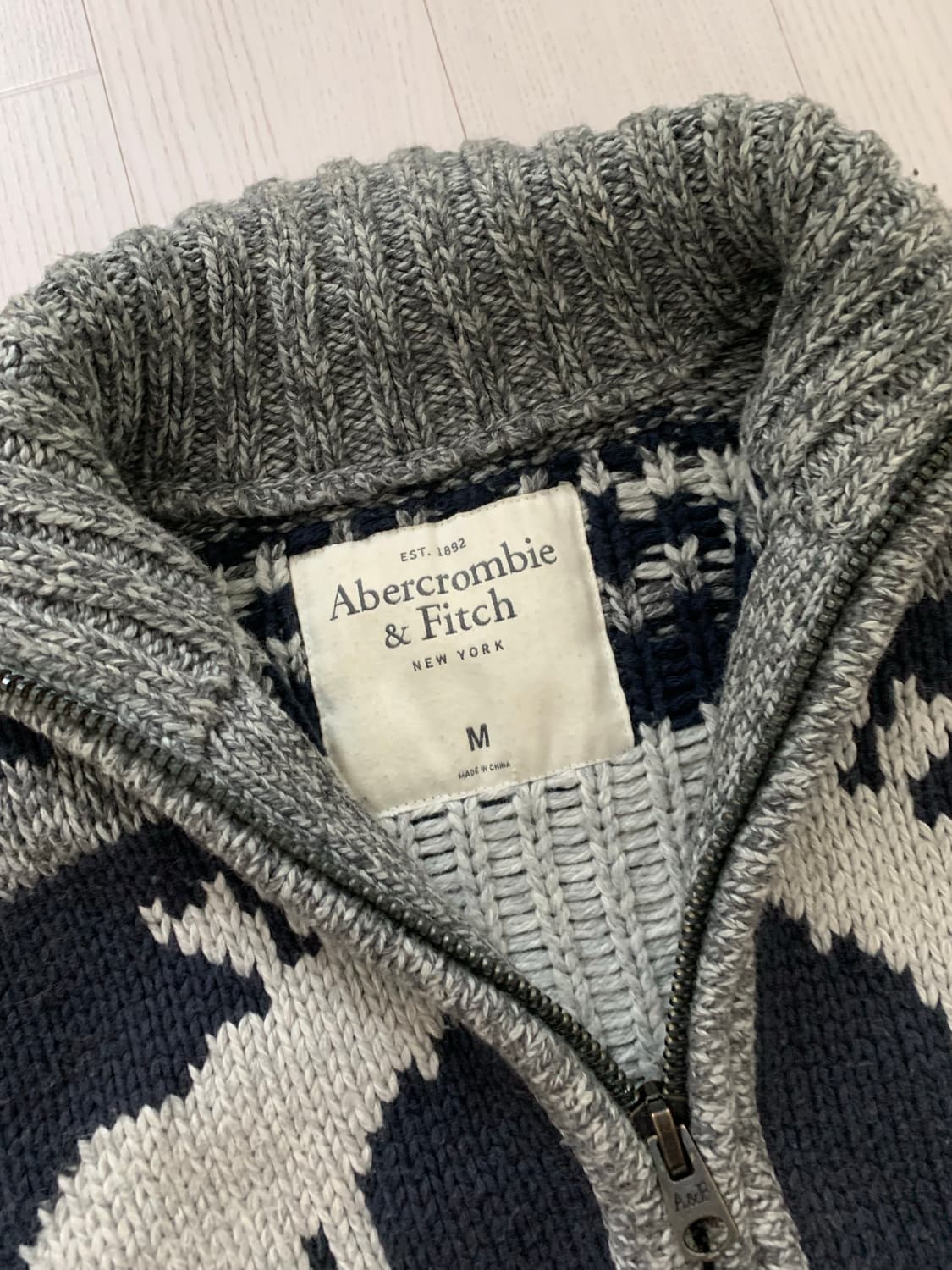 아베크롬비 노르딕 헤비 니트 집업  상품이미지7