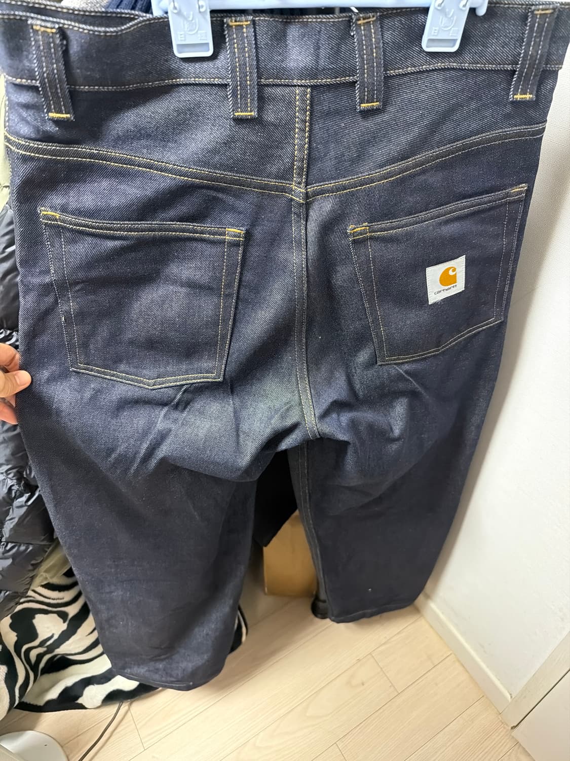 (3번실착)칼하트 브래든 팬츠 스미스 블루 리지드 상품이미지1