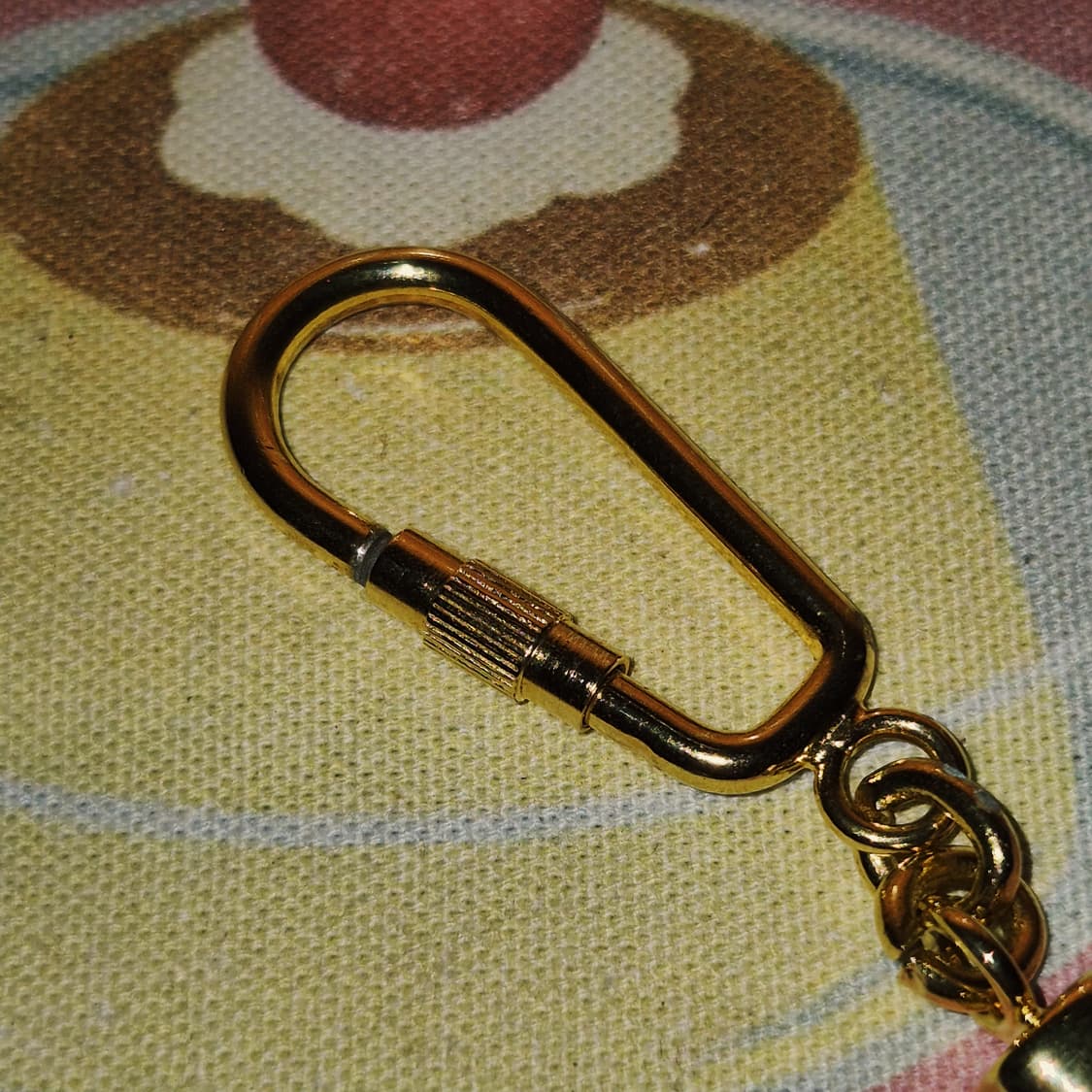 90s 꾸레쥬 핸드 클로버 카라비너 키링 상품이미지10