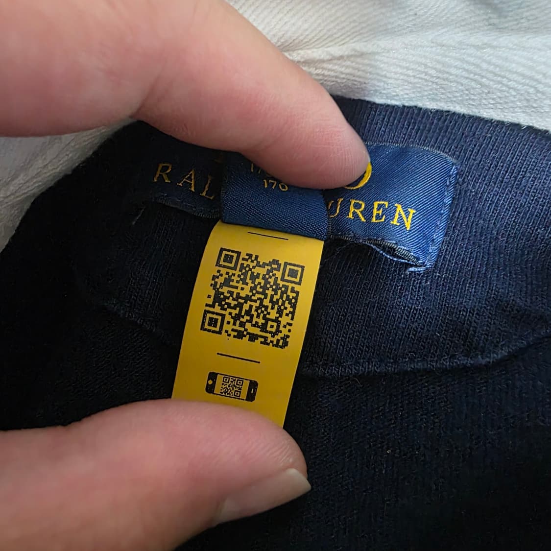 폴로 랄프로렌 QR 스몰로고 럭비티 (XL) 상품이미지3