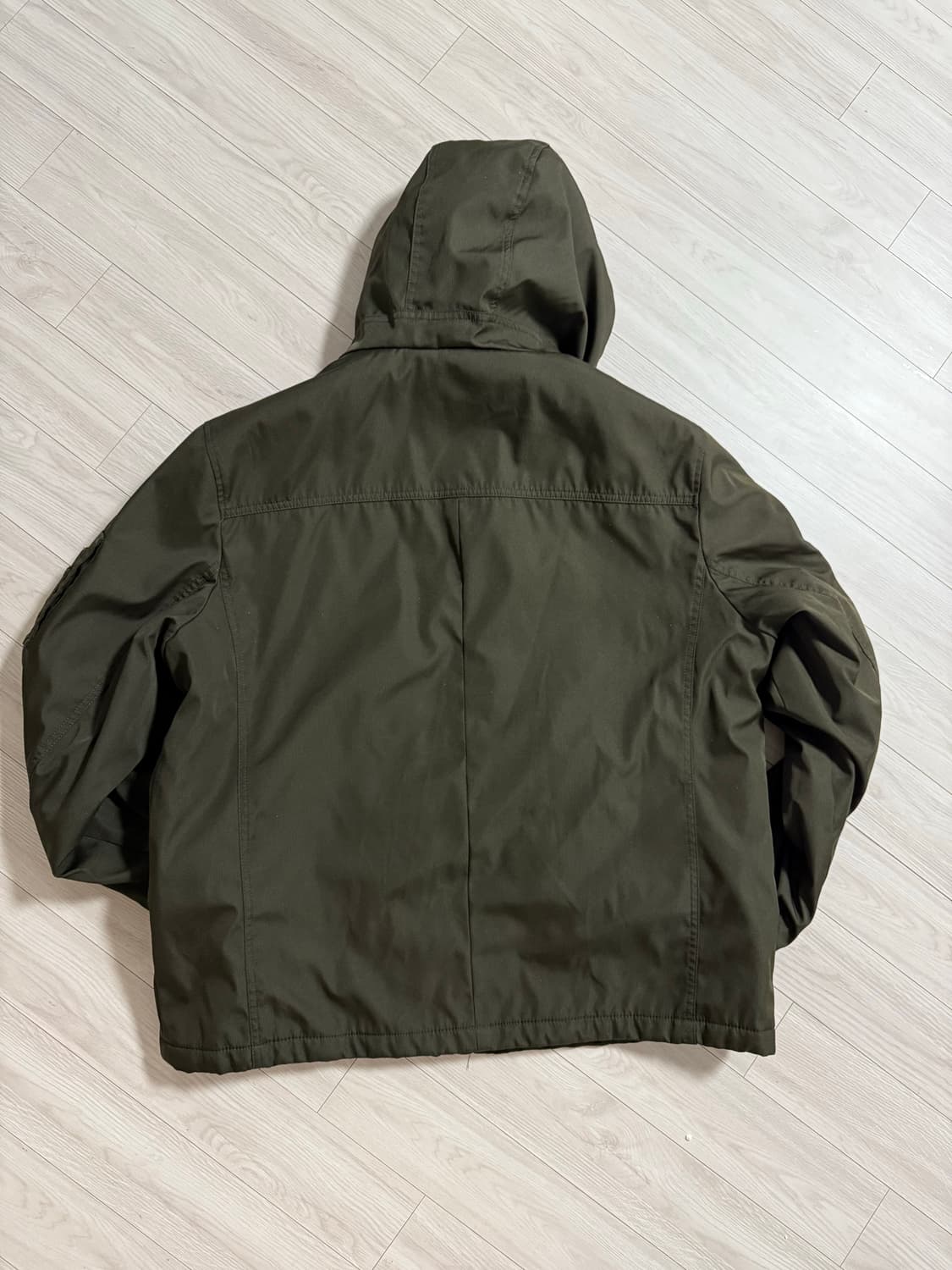 CK 캘빈클라인 카키색 후드 점퍼 상품이미지5