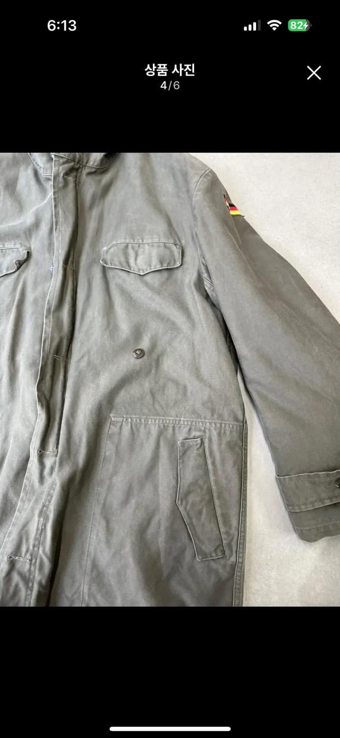 90s 독일 연방군 정품 필드 파카 G.13 상품이미지4