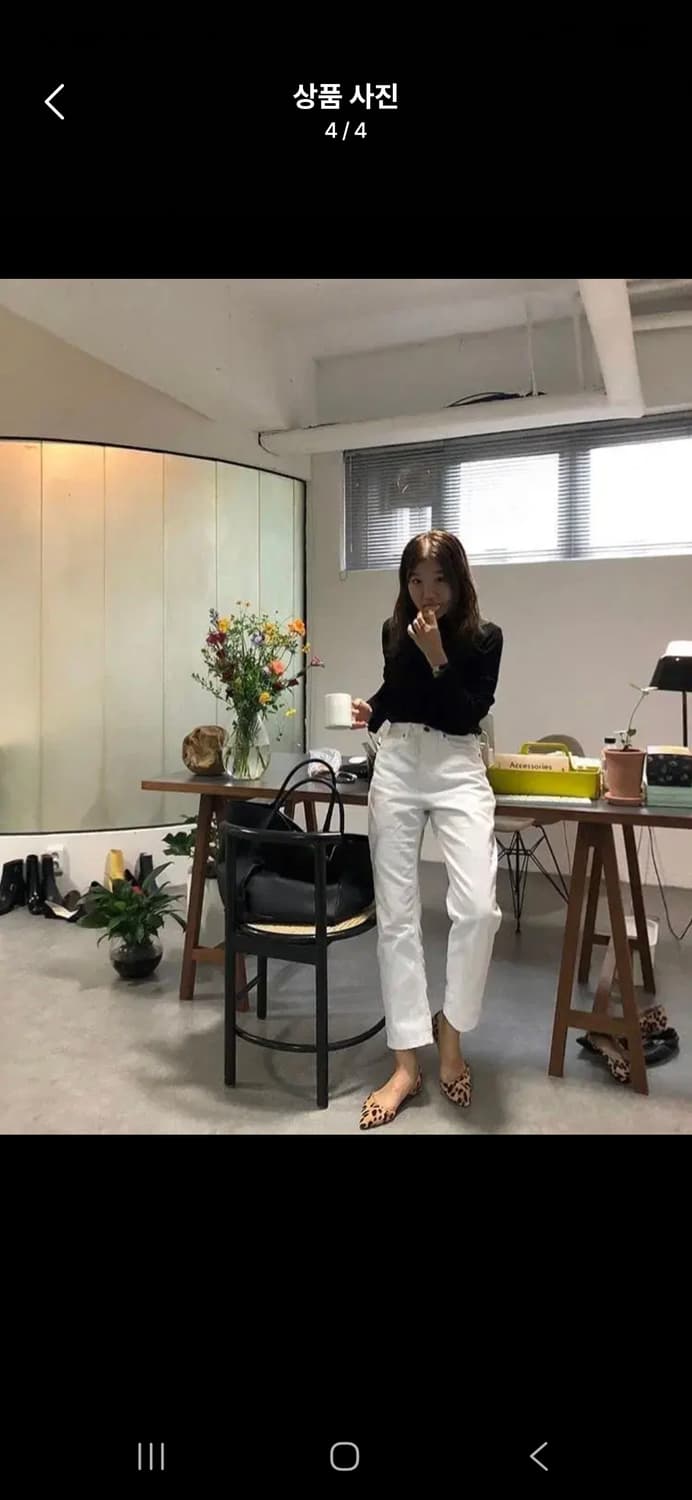 (마지막특가) 마뗑킴 호피 플랫슈즈 235 상품이미지4